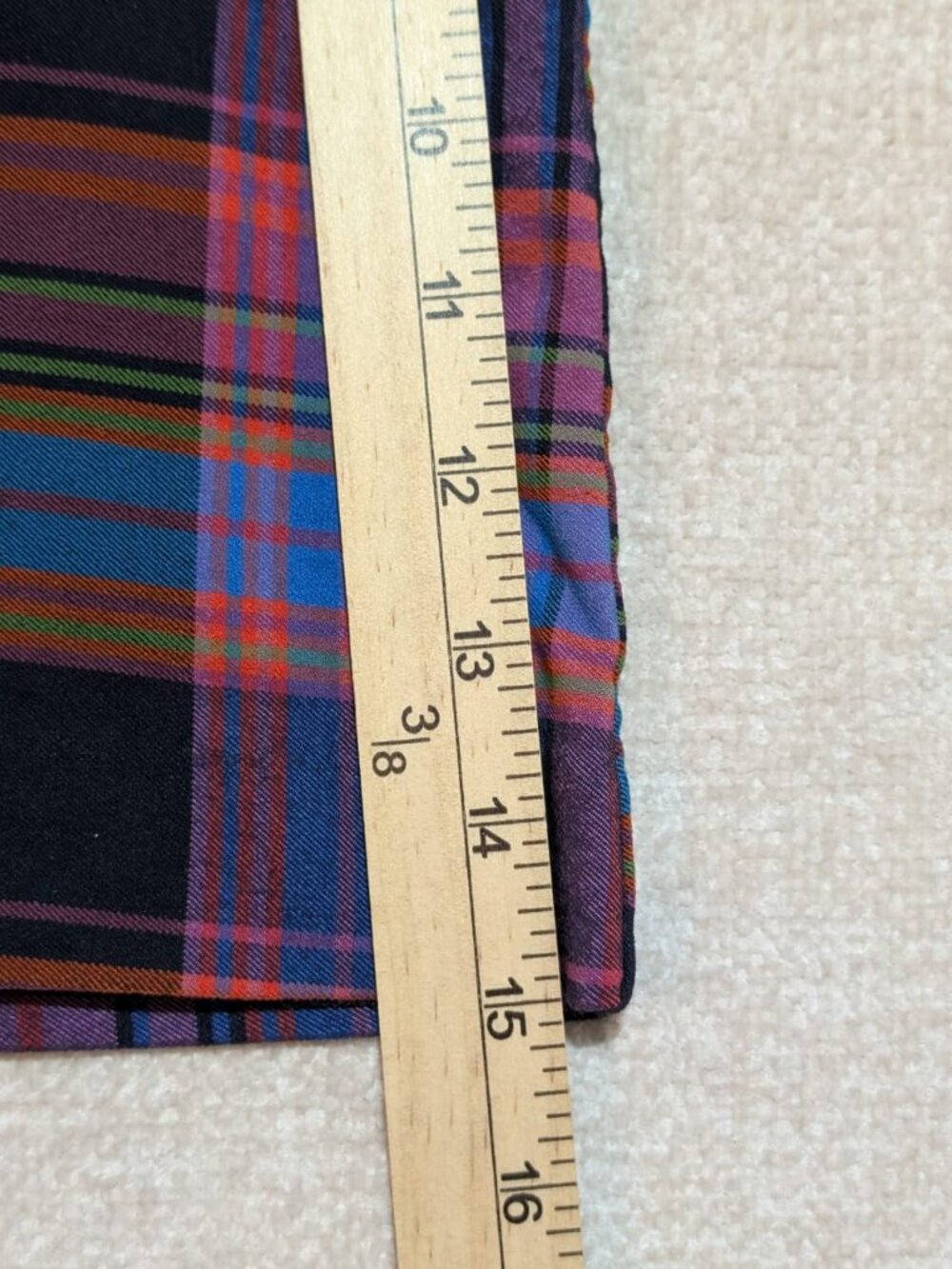 Urban Outfitters Plaid Pleated Wrap Skort Size L - Picture 6 of 7